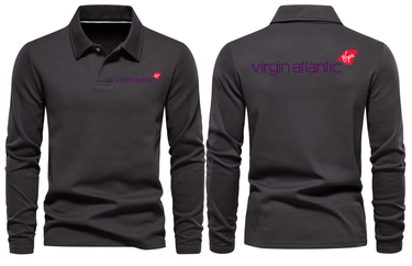 AIR VIRGIN ATLANTIC LONG SLEEVE POLO